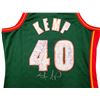 Image 2 : Shawn Kemp Authentic Signed Green Pro Style Jersey w/ White #'s (Beckett)