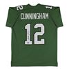 Image 1 : Randall Cunningham Authentic Signed Green Pro Style Jersey (Beckett)