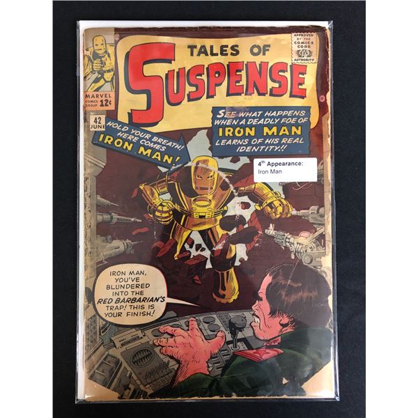 MARVEL COMICS TALES OF SUSPENSE NO.42 (4TH APPEARANCE IRON MAN)