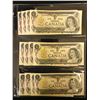 Image 1 : LOT OF 1973 CANADIAN 1 DOLLAR BILLS