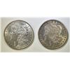 Image 1 : 1880-S & 1882 AU MORGAN DOLLARS