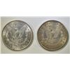 Image 2 : 1880-S & 1882 AU MORGAN DOLLARS