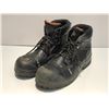 Image 1 : Pair of Workload  steel-toed black work boots - men's size 12 from Motherland wardrobe