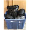Image 2 : Group of 6 Motor cross racing chest & back vest protective gear & 2 pairs of protective knee pads fr