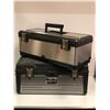 Image 2 : 2 New Maximum metal & black plastic toolboxes