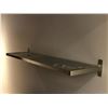 Image 2 : Commercial restaurant kitchen wall mount stainless steel shelf - 47 1/2in wide x 11 3/4in deep