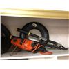 Image 2 : 2 wheelbarrow tires/ Black & Decker grinder & Fiskars pruners