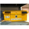 Image 2 : Shelf lot w/ yellow toolbox & assorted tools