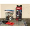 Image 2 : Electrical lot - digital clamp multi meter/ crimpers/ battery testers & case full of electric connec