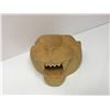 Image 1 : Carved wooden cougar mask