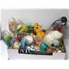 Image 2 : Box of assorted collectible stuffies - Loonie Tunes/ ET/ Garfield etc. (some in factory sealed bags)