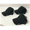 Image 2 : Group of 3 "new" Nike ball caps (black)