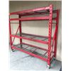 Image 2 : Red heavy duty rack shelf - Approx 77 x 24 x 71