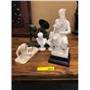 Image 2 : Estate Goods - Group of 5 statues - Hermes of olympia, Mose di Michelangelo, Dying Gaul etc