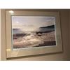 Image 2 : Framed Kathryn Mullaney Limited edition print "seafoam & solitude" signed by artist 1992 NPS