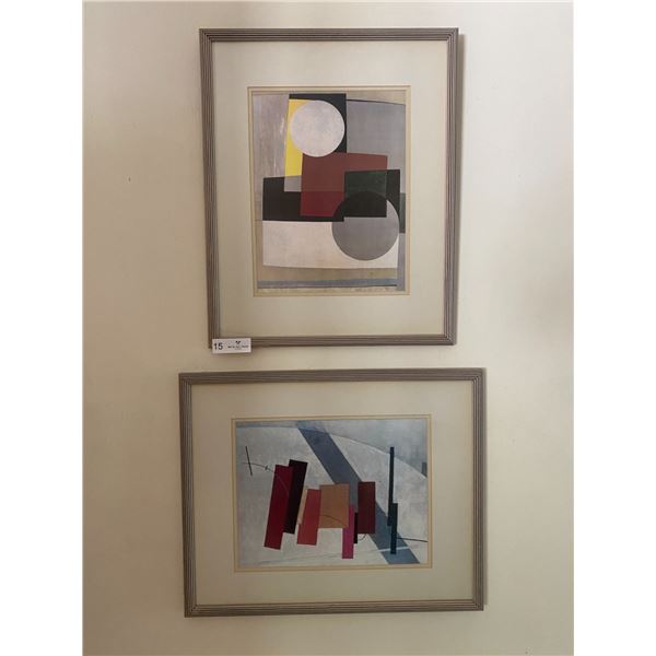 2 Abstract Framed Prints