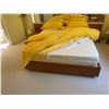 Image 3 : Queen Size Bed (Foam Mattress, Bed frame with attached end tables, Bedding)