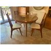 Image 1 : Teak Dinner Table with 3 Chairs
