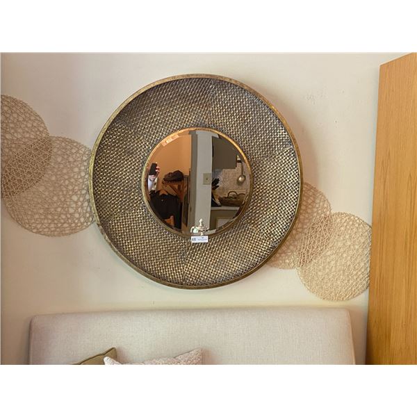 Vintage Circular Wall Mirror