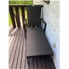 Image 1 : Outdoor Wicker Lounger Chair