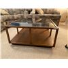 Image 2 : Glass-Top Coffee Table