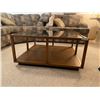 Image 3 : Glass-Top Coffee Table