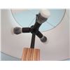 Image 5 : Renaissance Floor Lamp GR-LT-2 w/ Square Wooden Pole & White Drum Shade 18"D x 68"H
