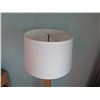 Image 4 : Renaissance Floor Lamp GR-LT-2 w/ Square Wooden Pole & White Drum Shade 18"D x 68"H