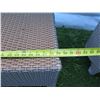Image 18 : Qty 2 Synthetic Rattan Armchairs 28"x27"x25" w/ 2 Ottomans & Matching Table 14"Dx20"H