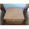 Image 4 : Qty 2 Samuelson Wooden Nightstands w/ Drawer & Undershelf 24"x21"x26"H
