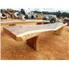 Image 2 : TEAK BENCH, 8' LONG