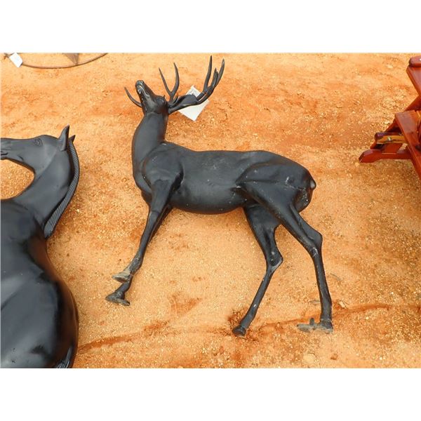 ALUMINUM ELK, METAL/LAWN ART