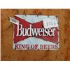 Image 1 : METAL BUDWEISER SIGN (C6)