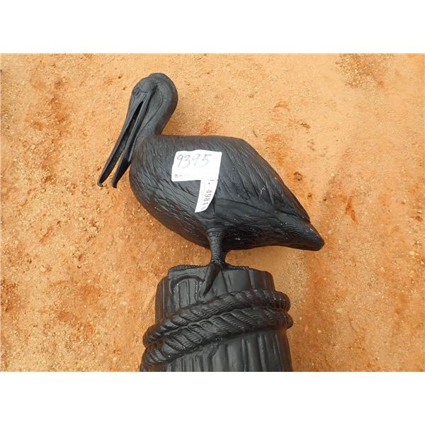 PELICAN ON POST METAL ART