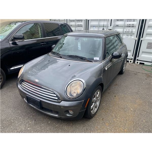 2010 MINI COOPER, 2DR COUPE, GREY, VIN# WMWMF3C54ATU79562