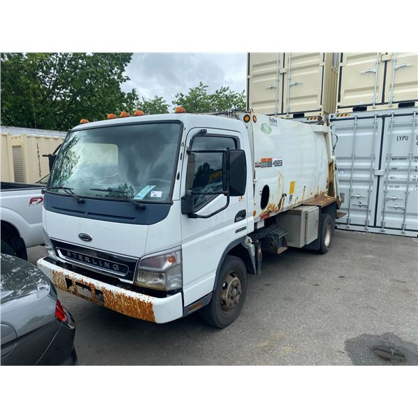 2007 STERLING BRL D3 GARBAGE TRUCK, WHITE, VIN# JLSCCH1S67K008095