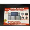 Image 2 : STAINLESS STEEL STEELMAN 30 DRAWER WORKBENCH H71" X W112" X D25" WITH ANTI-SLIP LINING