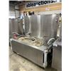 Image 2 : 72"L X 30"D X 67"H STAINLESS STEEL MICROBREWERY RINSE STATION WITH BACKSPLASH, HOSE, SPRAYER HEAD