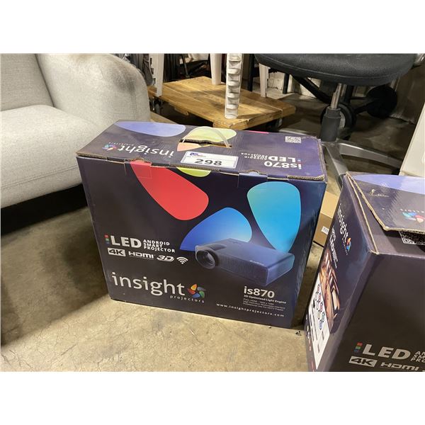 INSIGHT IS870 4K 3D LED ANDROID SMART PROJECTOR WITH INSIGHT IS72 insight-is870-4k-3d-led-android-smart-projector-with-insight-is72