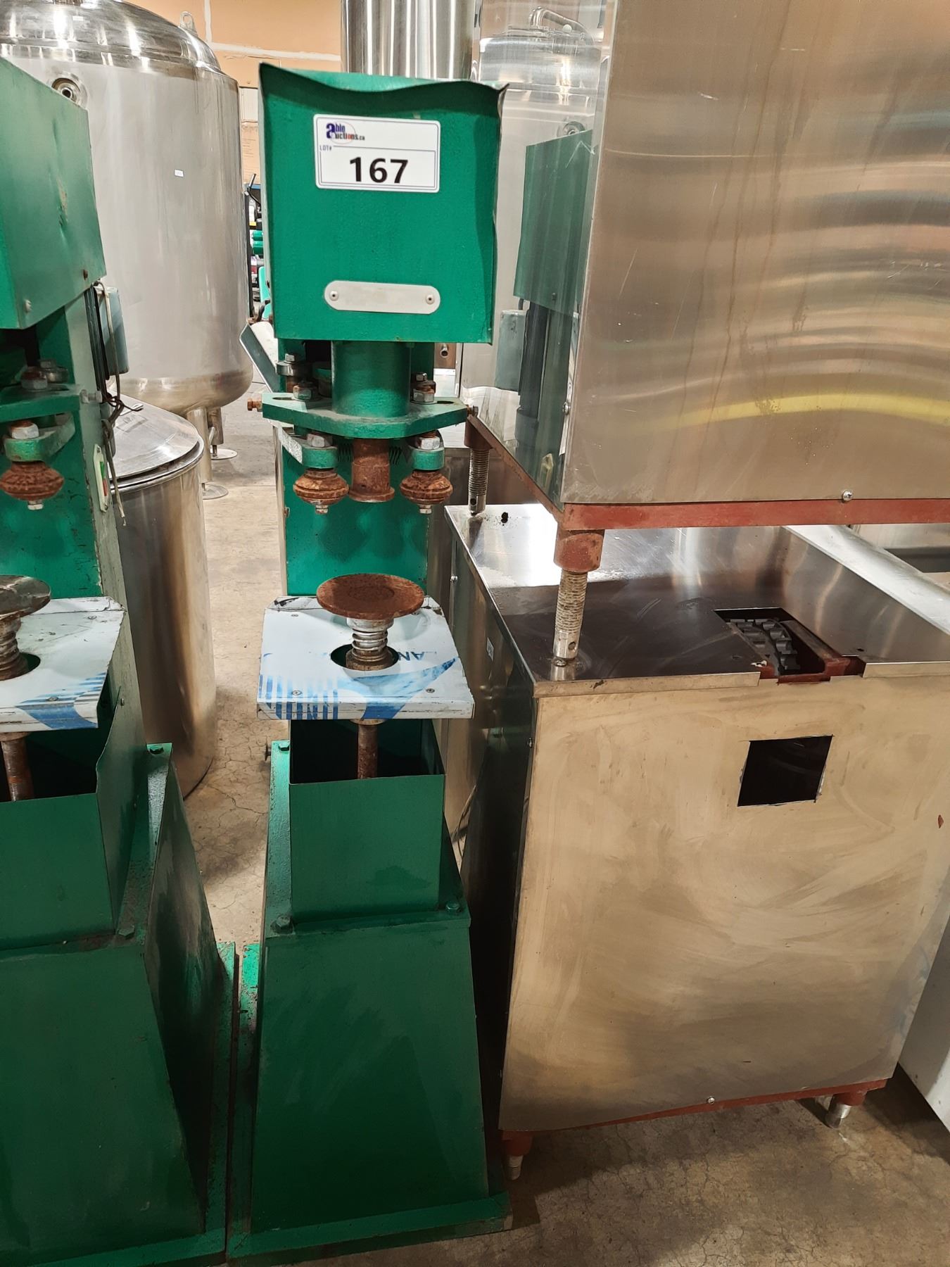 Adjustable Capping GREEN COMMERCIAL ELECTRIC ADJUSTABLE CAN CAPPING SYSTEM