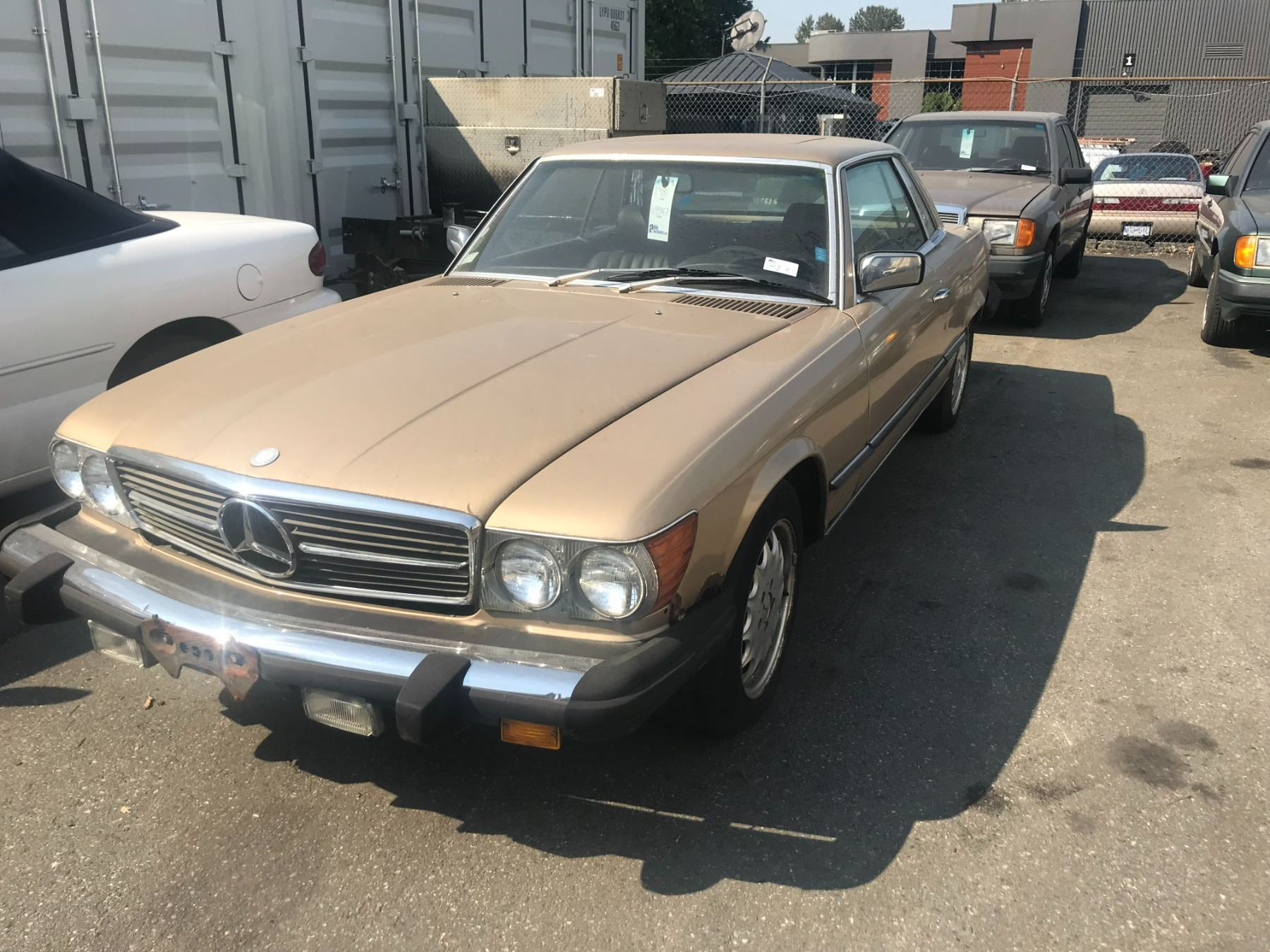 1981 Benz 1981 MERCEDES BENZ 380 SLC, 2DR COUPE, BROWN, VIN # WDBBA25A6BB002845