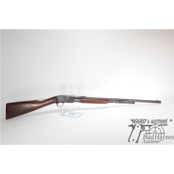 Non-Restricted rifle Remington model 12, 22LR pump action, w/ bbl