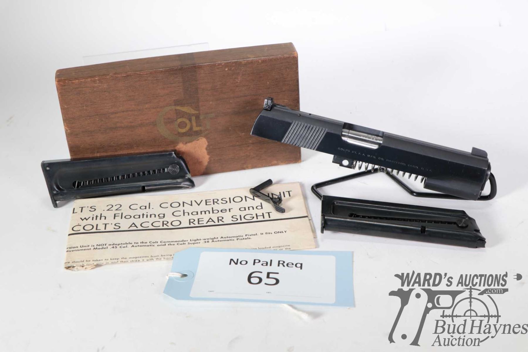 Colt Kit Colt .22 LR conversion kit for full sized 1911 firearms. Includes blued ...