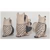 Image 2 : THREE COCHITI POTTERY OWLS 