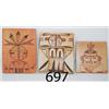 Image 1 : THREE HOPI TILES 