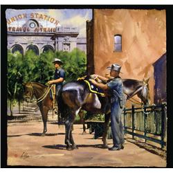 William Matthews Denver Mounted Patrol Poster