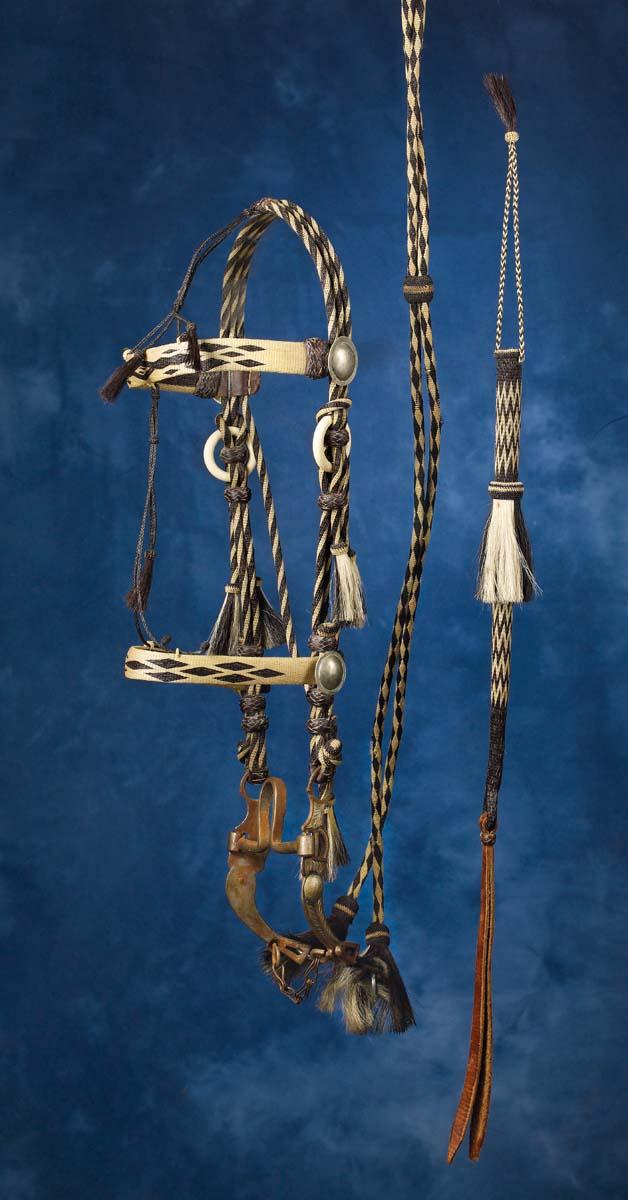 Walla Walla, Washington Natural Horsehair Bridle