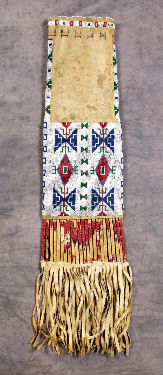 Sioux Beaded and Quilled Pipe Bag