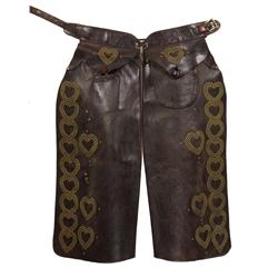 Wild West Show Studded Heart Chaps