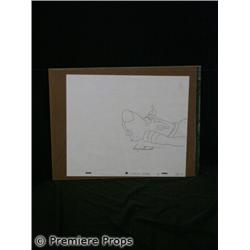 Original Scooby Doo Original Production Drawing Autographed 